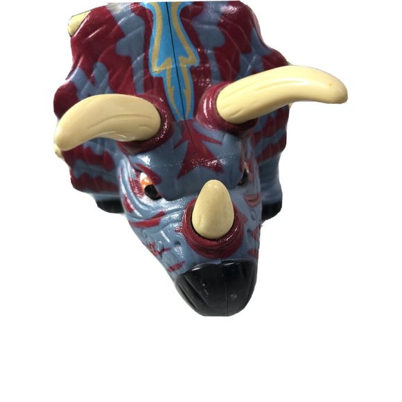 Fisher Price Mattel Imaginext Walk & Roar TRAMPLE THE TRICERATOPS Dinosaur Toy - Picture 10 of 12